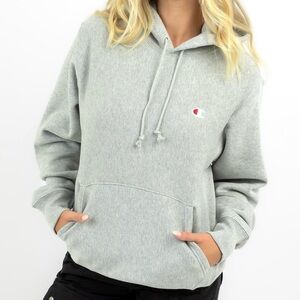 Champion Women’s Reverse Weave Hoodie Gray